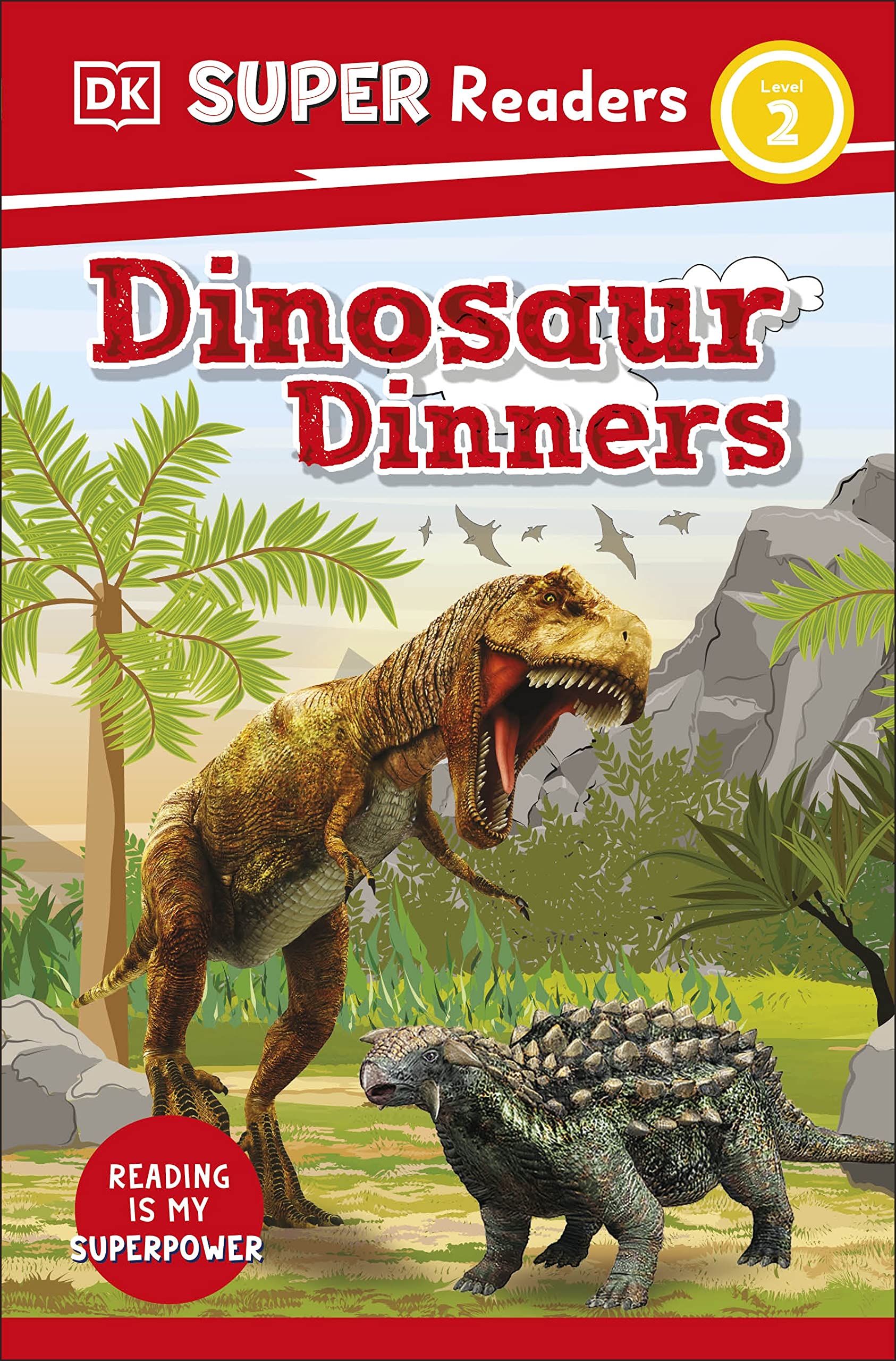 DK Super Readers Level 2 Dinosaur Dinners by DK (Paperback Book)