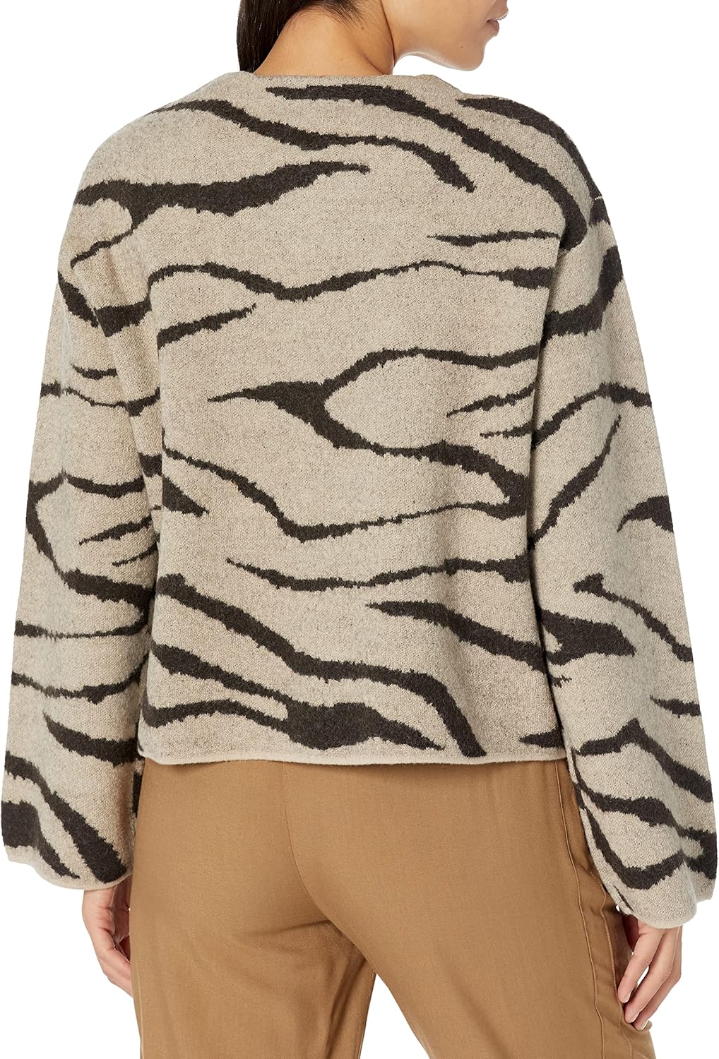 Rebecca Taylor Women's Zebra Jacquard Cropped Jacket - Image 2