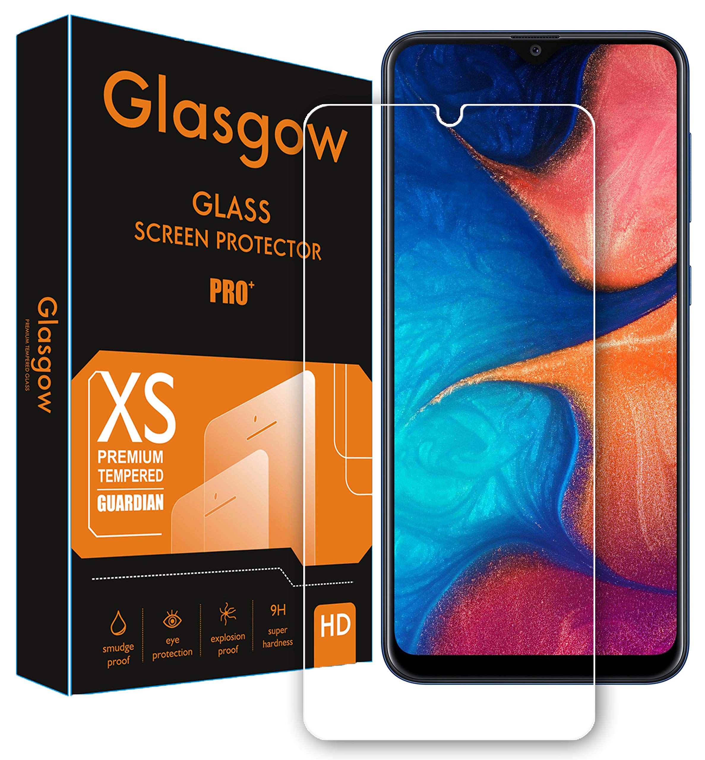Glasgow |For Samsung Galaxy M12 | Tempered Glass Screen Protector Guard | Bubble Free Installation | Gorilla (B08Y6Y6T1M) Amazon Price History, Amazon Price Tracker