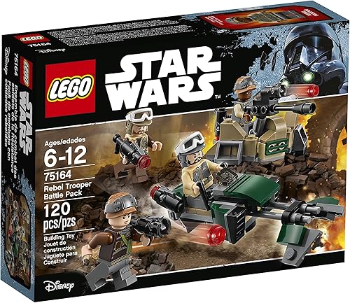 Juguete de Star Wars, paquete de Batalla de los Rebeldes 75164 de LEGO Star Wars