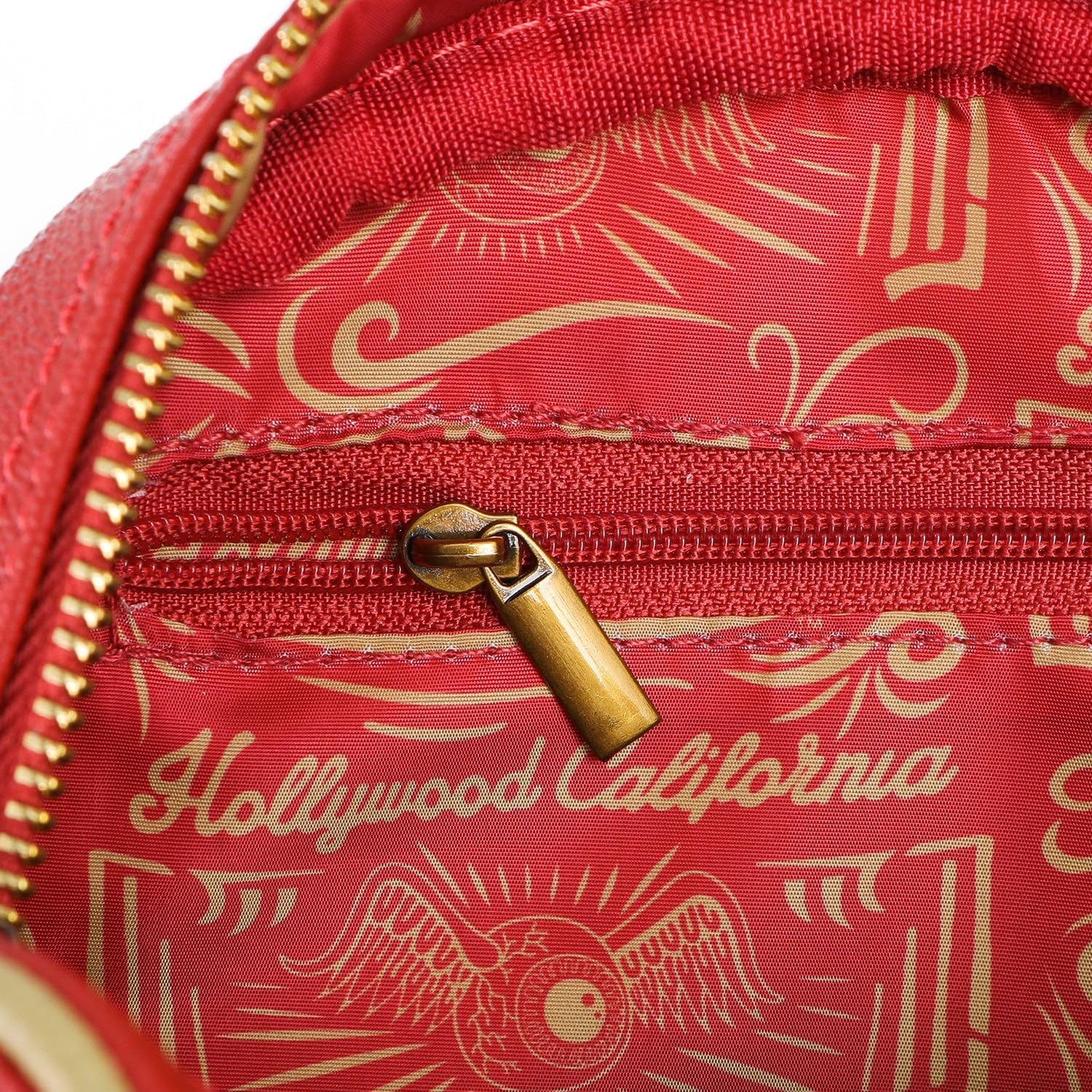 Von Dutch Womens Two Tone Bowling Bag Purse - Stylish Womens Handbag with Adjustable Strap, Spacious Interior w/Iconic Logo