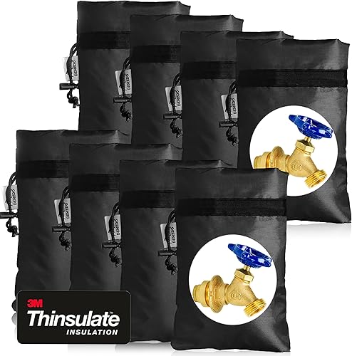 Vista 32 de Enlarge - Cubierta de grifo para exteriores para protección contra la congelación en invierno, 3M Thinsulate, 10 pulgadas de alto x 6.3 pulgadas