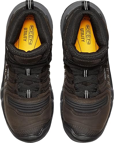 Miniatura 8 de KEEN Utility Botas Kansas City Mid impermeables de punta suave para hombre
