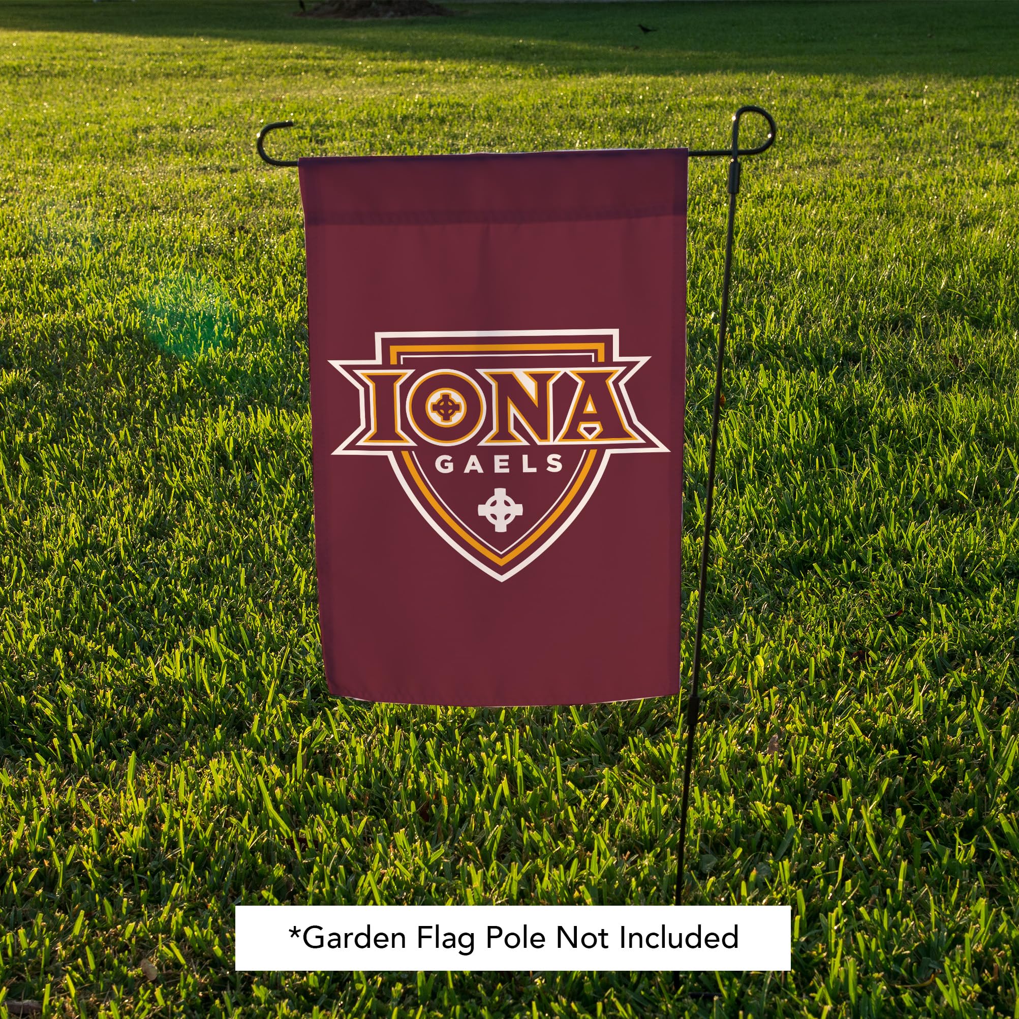 IONA COLLEGE UNIVERSITY CELTIC CROSS MAROON AND GOLD Sticker for Sale by mdb-designs