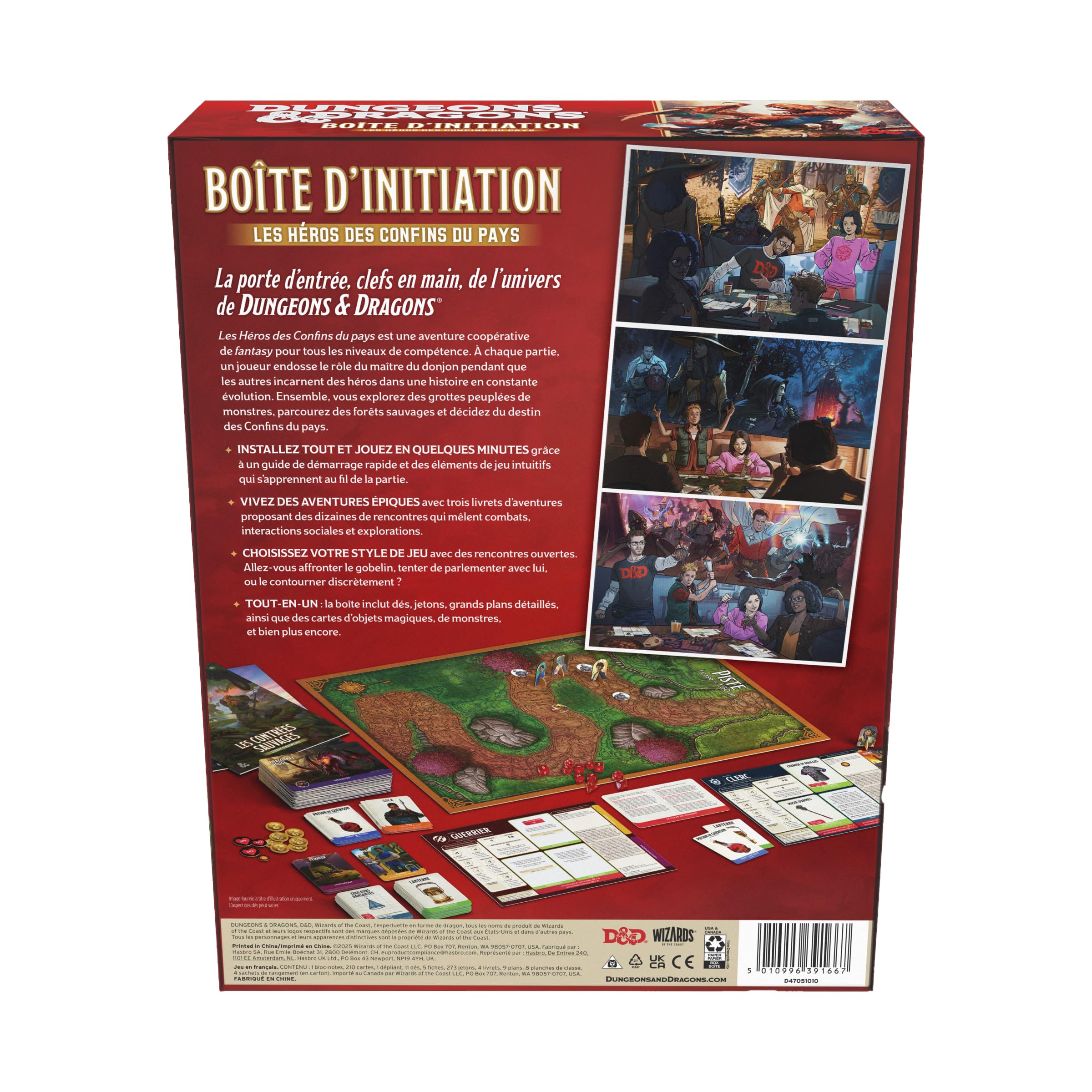 Dungeons & Dragons D&D Boîte d’Initiation: Les Héros des Confins du Pays