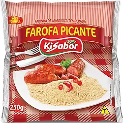 KiSabor Farofa Picante Kisabor 250 Gramas