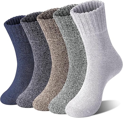 Loritta 5 Pairs Wool Socks for Women