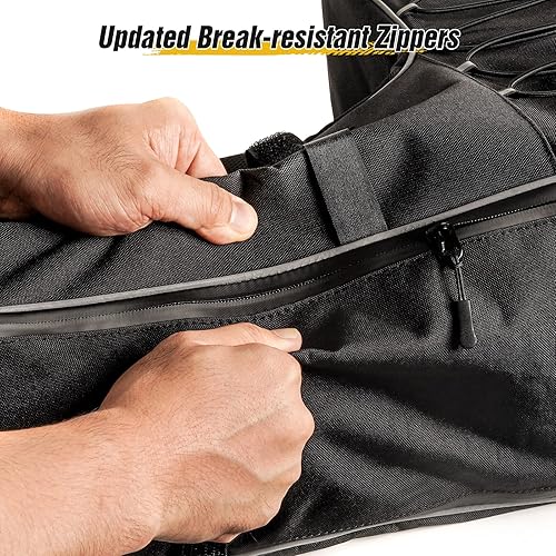 Miniatura 2 de Bolsas de almacenamiento para ATV con funda extra impermeable y cremalleras mejoradas, bolsa ATV con asiento trasero para pasajeros