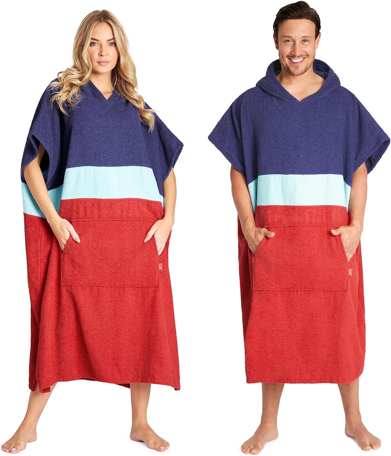 CityComfort Beach Towel for Adults Robes Women Men Cotton Towelling Poncho Changing Robe Wearable Towel Adult