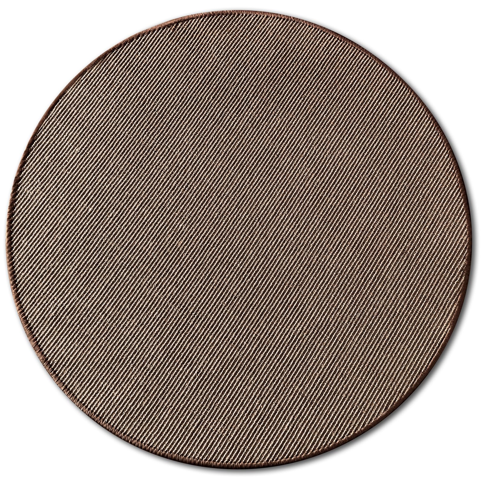 Floordirekt Alfombra Rascador Suelo para Rascar Gatos Redonda, 120 cm de diámetro, de Sisal Natural, Posibilidades de Arañar para Gatos, Muebles para Pared o Suelo, Resistente y Lavable, Corcho
