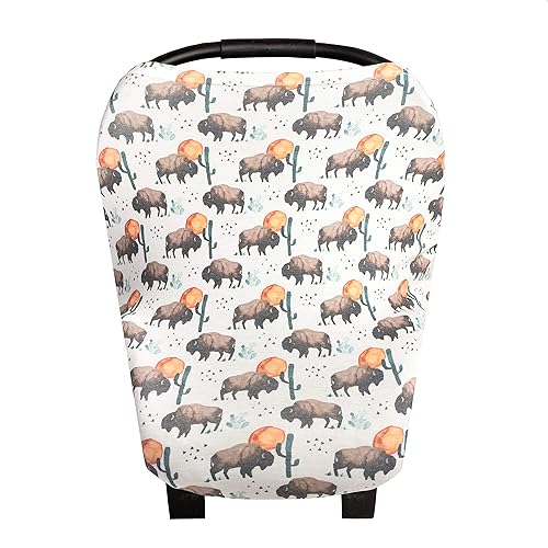 Miniatura 11 de Funda para asiento de coche para bebé, toldo y funda de lactancia multiusos elástica 5 en 1, regalo cítrico Copper Pearl