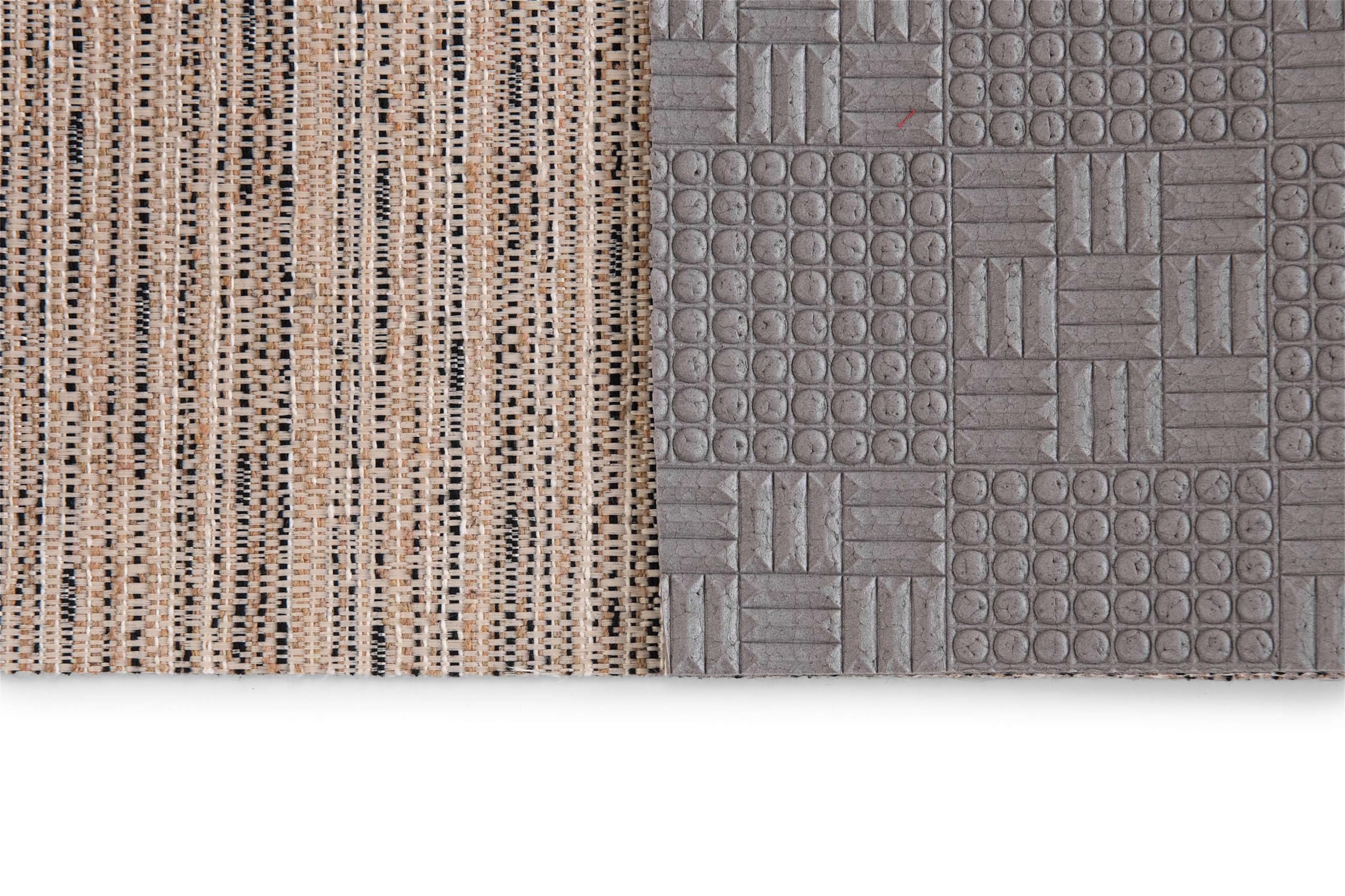 HomeLife Antislip keukentapijt, wasbaar, van vinyl, 52 x 300 cm, gemaakt in Italië, vuilafstotend, van PVC, binnen en buiten, effen, grijs, tapijtloper van rubber [300 cm