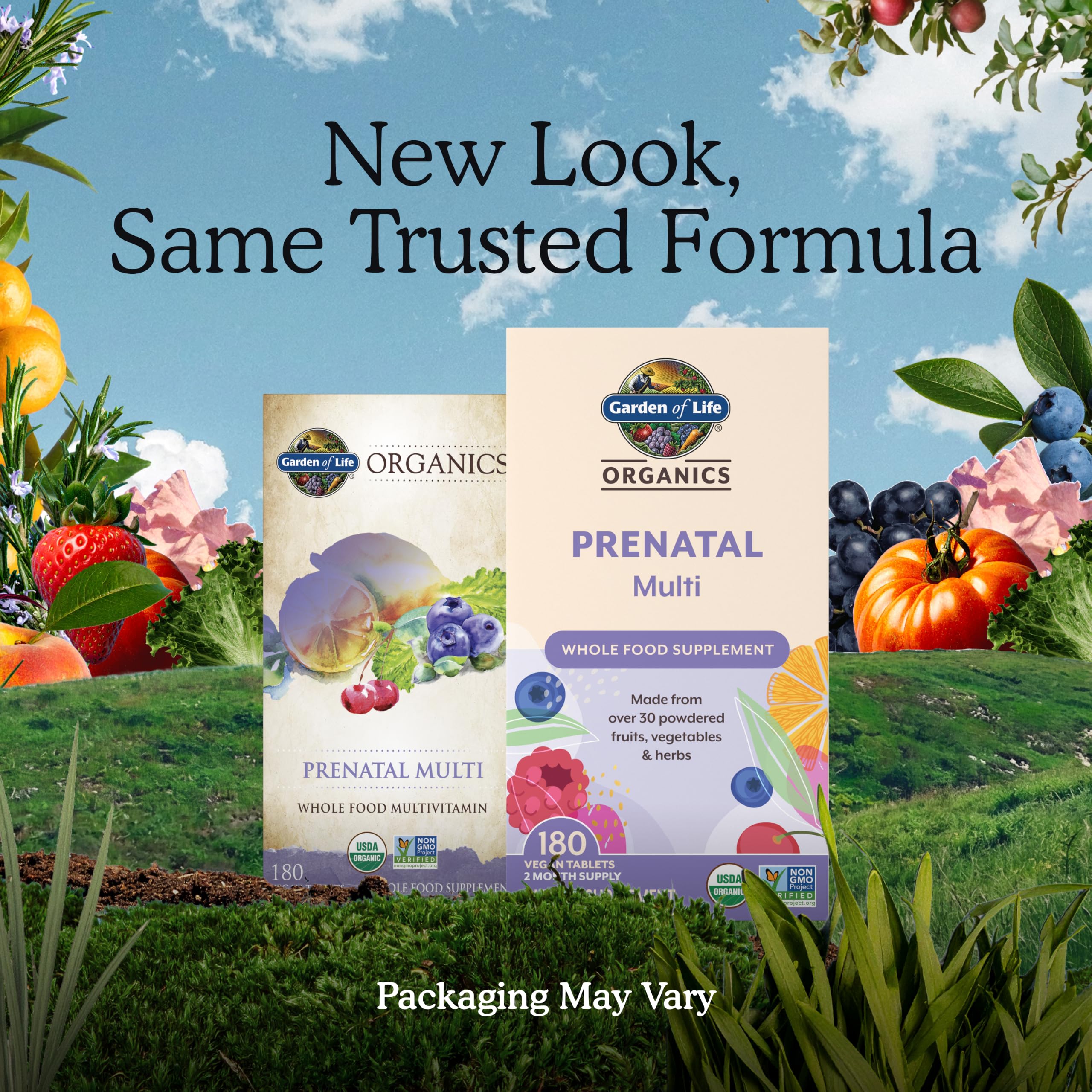 Garden of Life Organics Prenatal Multivitamin, Non-GMO, Vegan, 60 Servings — Amazon image 2