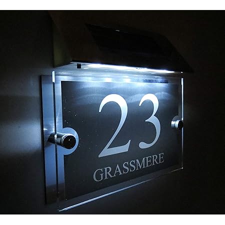 Numeros Casa Exterior Número De Casa En Acero Inoxidable