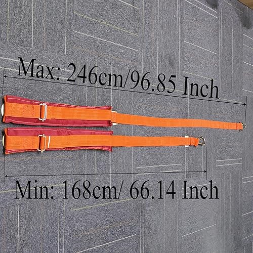 Miniatura 6 de HUAWELL Cinturón de seguridad con cordón ajustable, arnés de escalada de árboles, equipo de protección, kit de protección personal para detención de