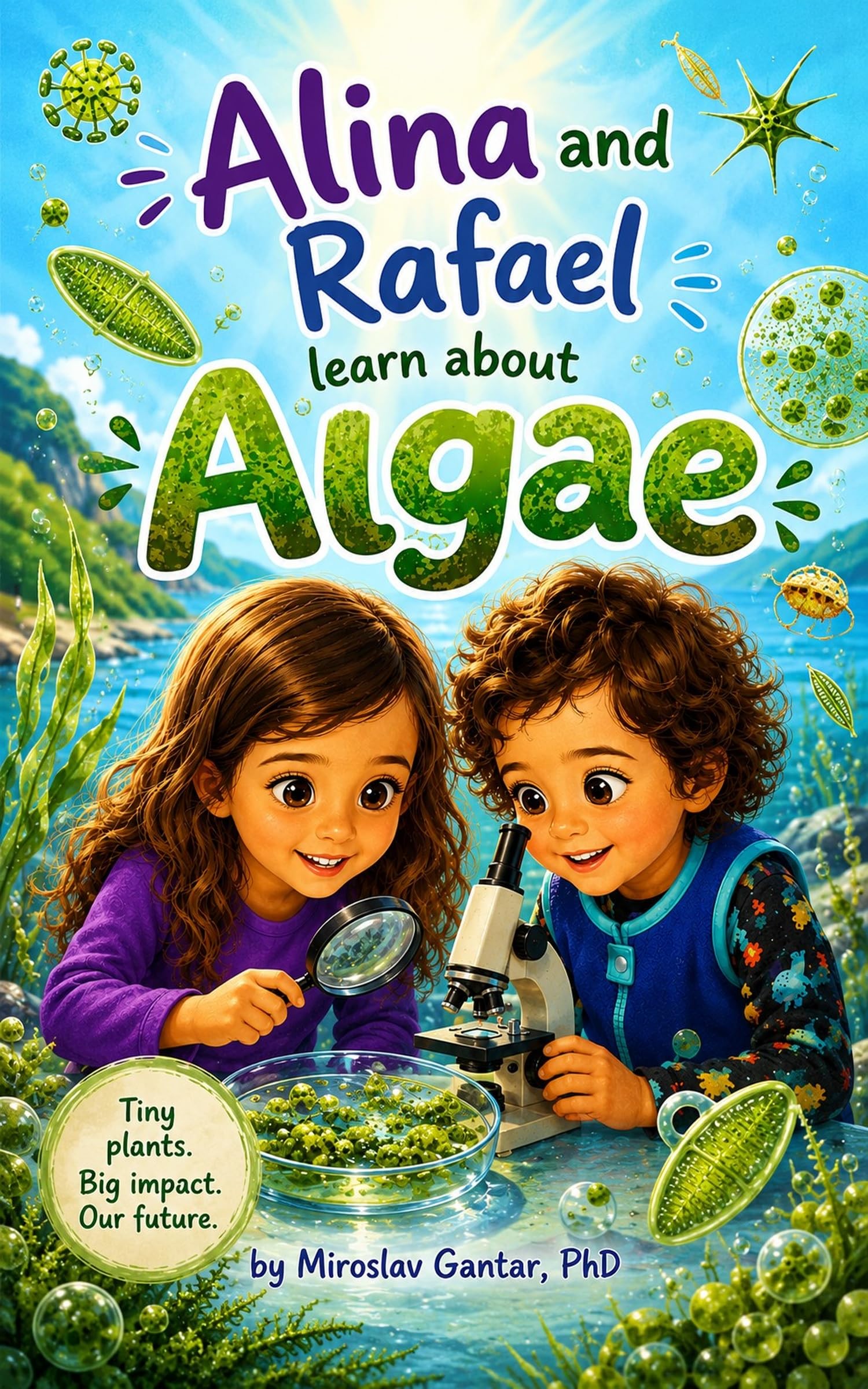 Alina and Rafael Learn About Algae (Microbiology for kids)