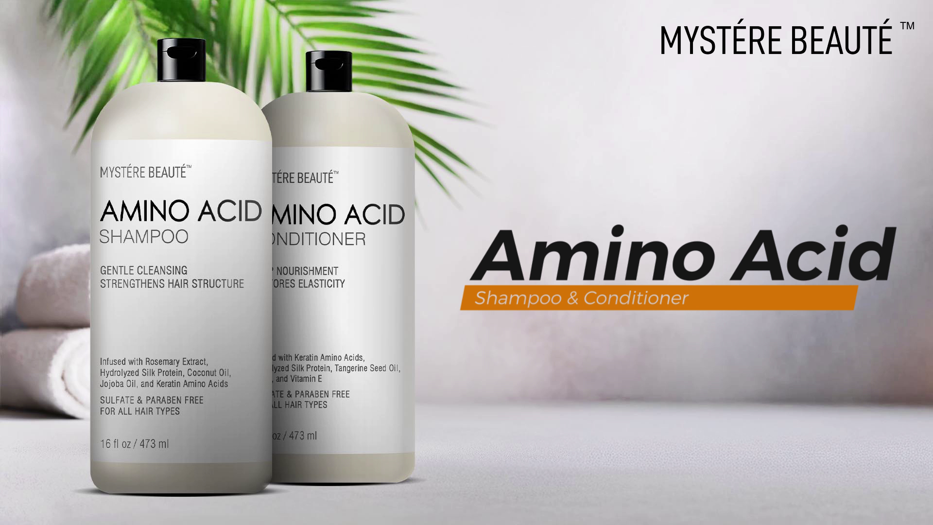 Amazon.com : Amino Acid Shampoo and Conditioner Set for All Hair