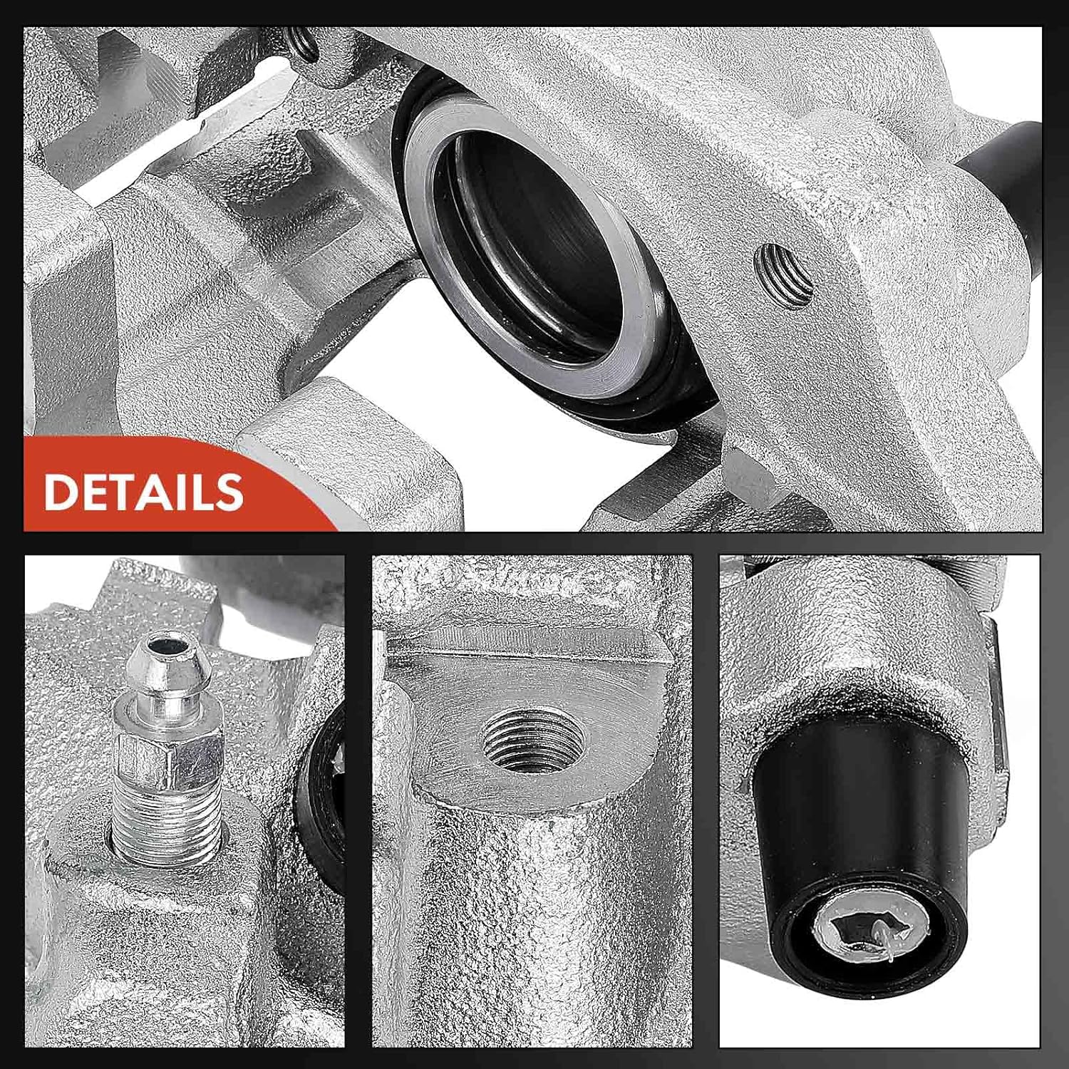 A-Premium Disc Brake Caliper Assembly with Bracket Compatible with BMW E87/F20/E82 Series 128i 2008-2013 3.0L - Front Left Driver Side