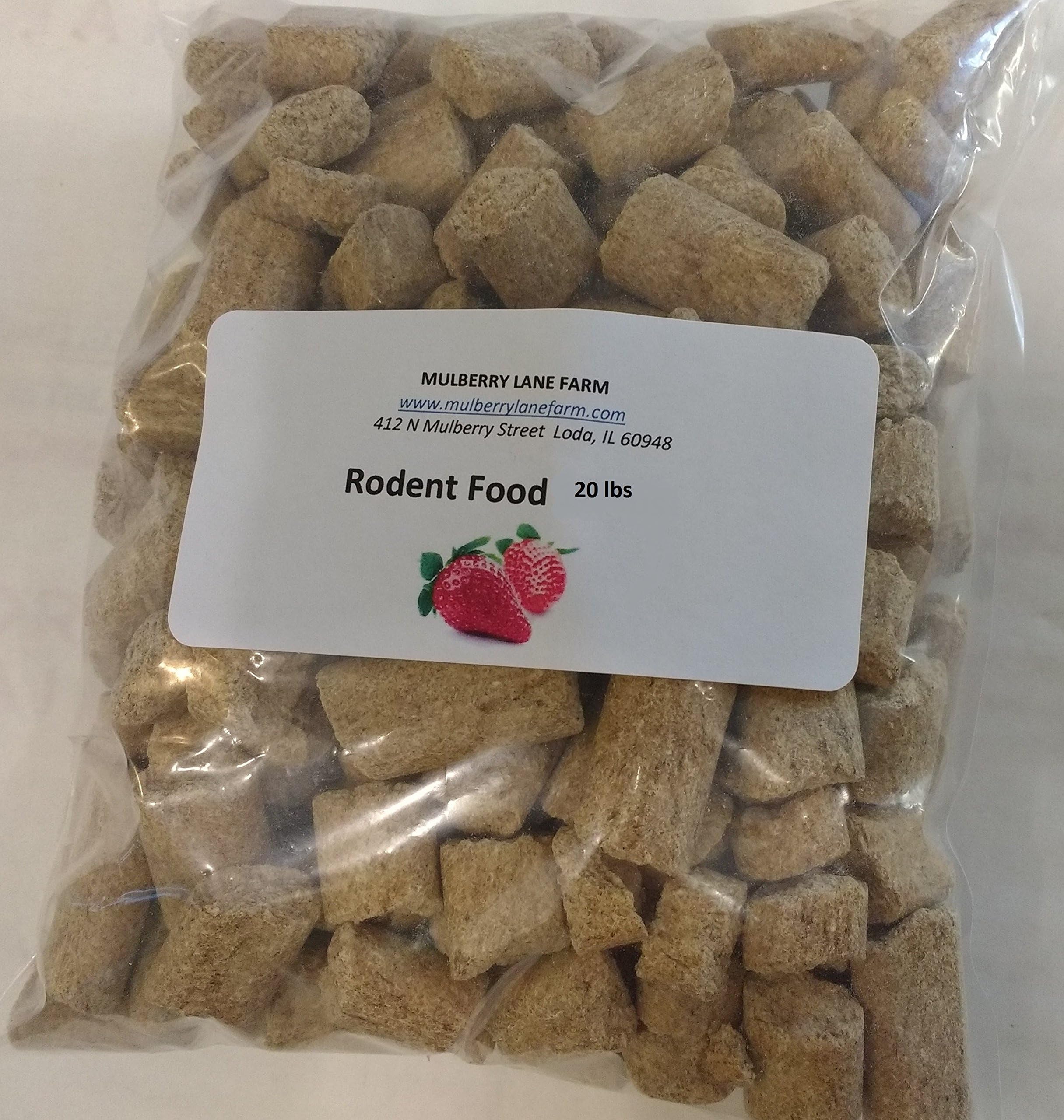 Rodent Pet Food, 20 Pounds for all Types of Rodents Complete Diet Mice Rats, Gerbils Guinea Pigs Hamsters Squirrels Blocks for all Your Large or Small Rodent Needs No Dust Harlan 8640 Teklad Bulk