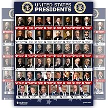 Young N Refined All Presidents of the United States of America Poster 15x20 Laminated Classroom School Decoration Study History USA 15x20 Inches