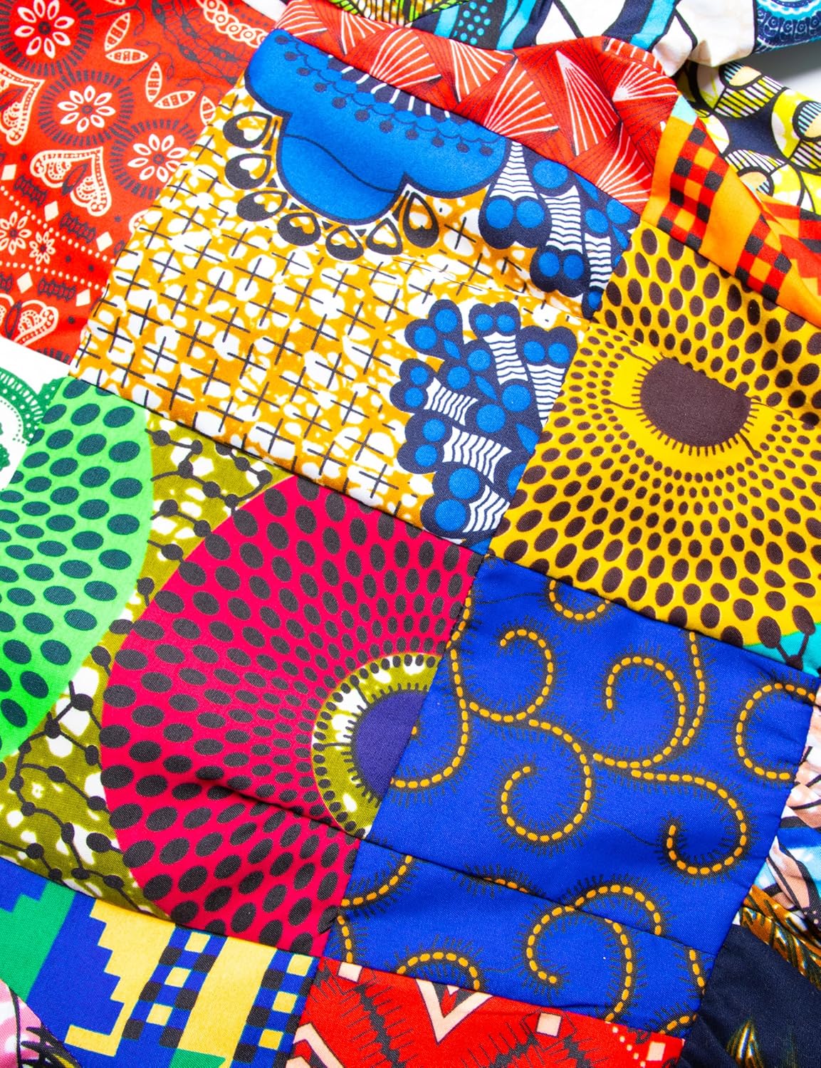 SHENBOLEN Women African Batik Blouse Ankara Print Wax Top Kente Cloth Long Sleeve Shirt - Image 5