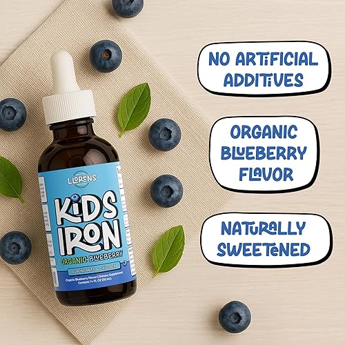 Miniatura 10 de Iron Supplement for Women Iron Drops Daily Support, 20mg of Polysaccharide Iron Complex Iron Free Taste, Natural Sweeteners, Vegan and Pareben Free