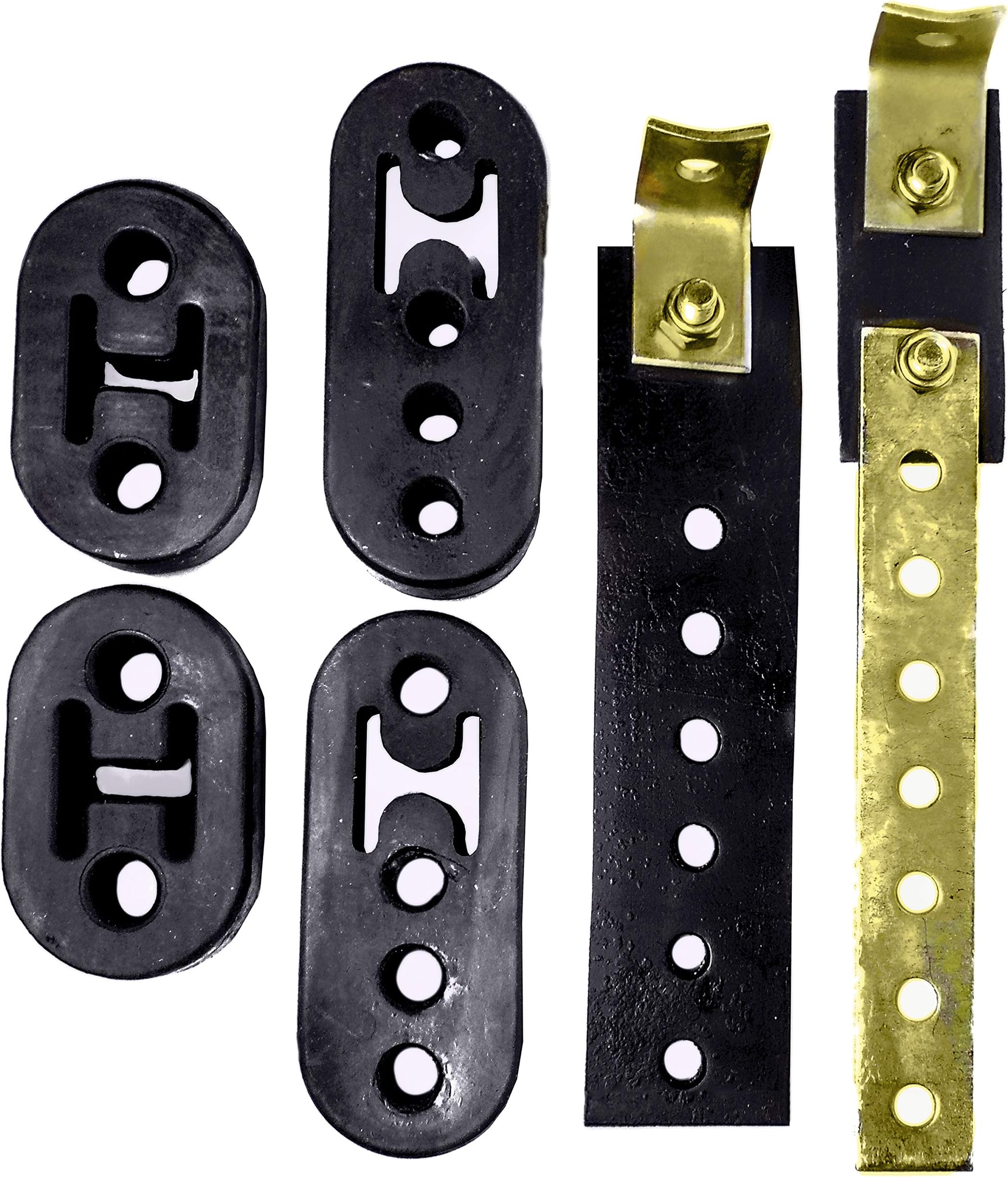 NEW MODEL HEAVY DUTY UNIVERSAL EXHAUST MOUNT KIT - 6 PIECE