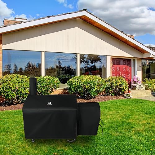 Miniatura 6 de SUPJOYES Funda para parrilla para ahumador Oklahoma Joe's Highland, resistente al agua, accesorios para ahumadores Oklahoma Joe