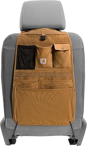 Vista 7 de Carhartt Organizador universal de lona de nailon para respaldo de asiento, color grava