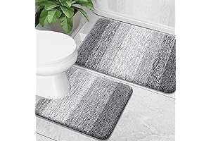OLANLY Luxury Bathroom Carpet Set: A Sanctuary of Comfort and Hygiene