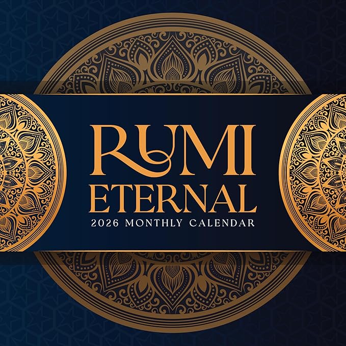 Rumi Calendar 2025 12 X 24 12 Month Poetry Wall | INDIA