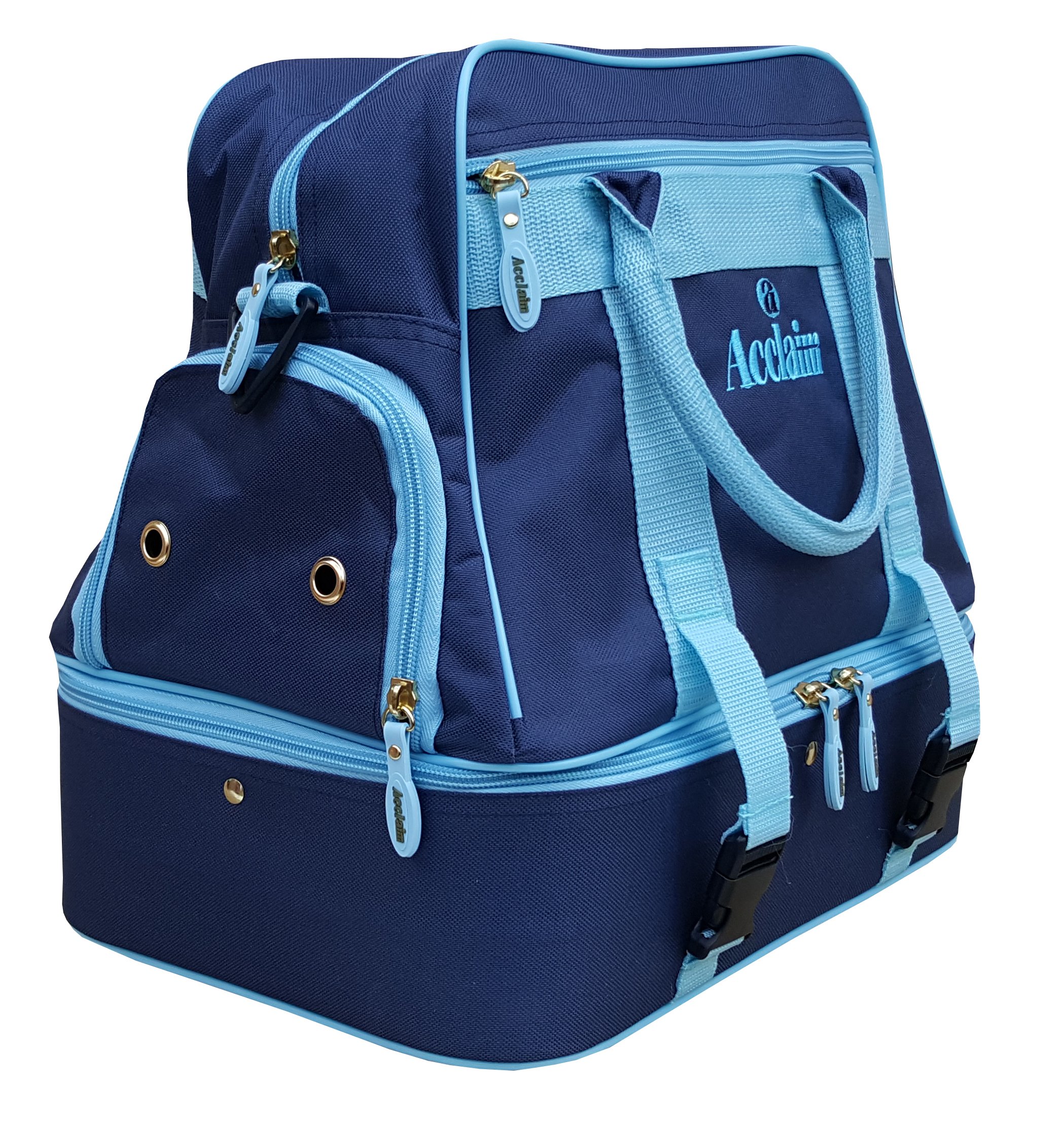 Farne Borsa da bocce, può contenere quattro bocce, in nylon, verde prato