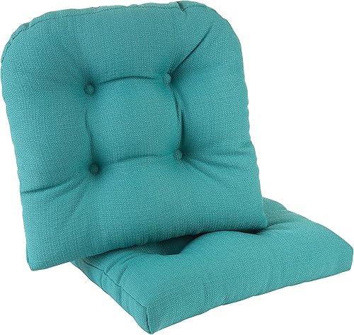 Klear Vu Gripper - Cojines sobrerellenos antideslizantes universales para silla de comedor para decoración de cocina o uso en la oficina,