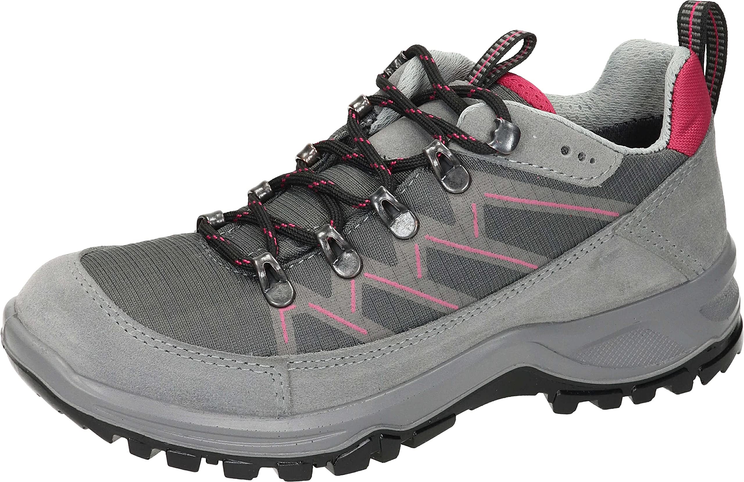 Manitu Women's Laces Sneaker, Gray, 7.5 UK