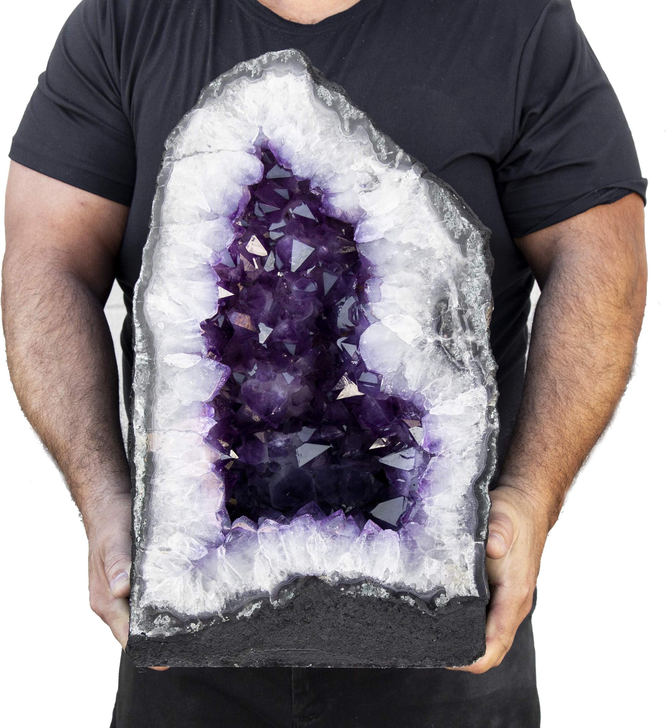 Beverly Oaks Large Amethyst Crystal Cathedral ~ Raw Amethyst Stone Geode ~ 94.16 lb Amazing Amethyst Cluster (AC-45)