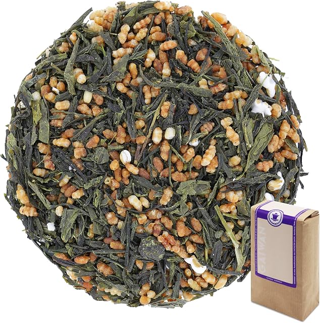 No. 1123: Loose Leaf Green Tea "Genmaicha Tokiwa" - 1000 g (1 kg, 35.3 oz, 2.2 lbs) - GAIWAN® Germany - Green Tea from Japan, Puffed Rice
