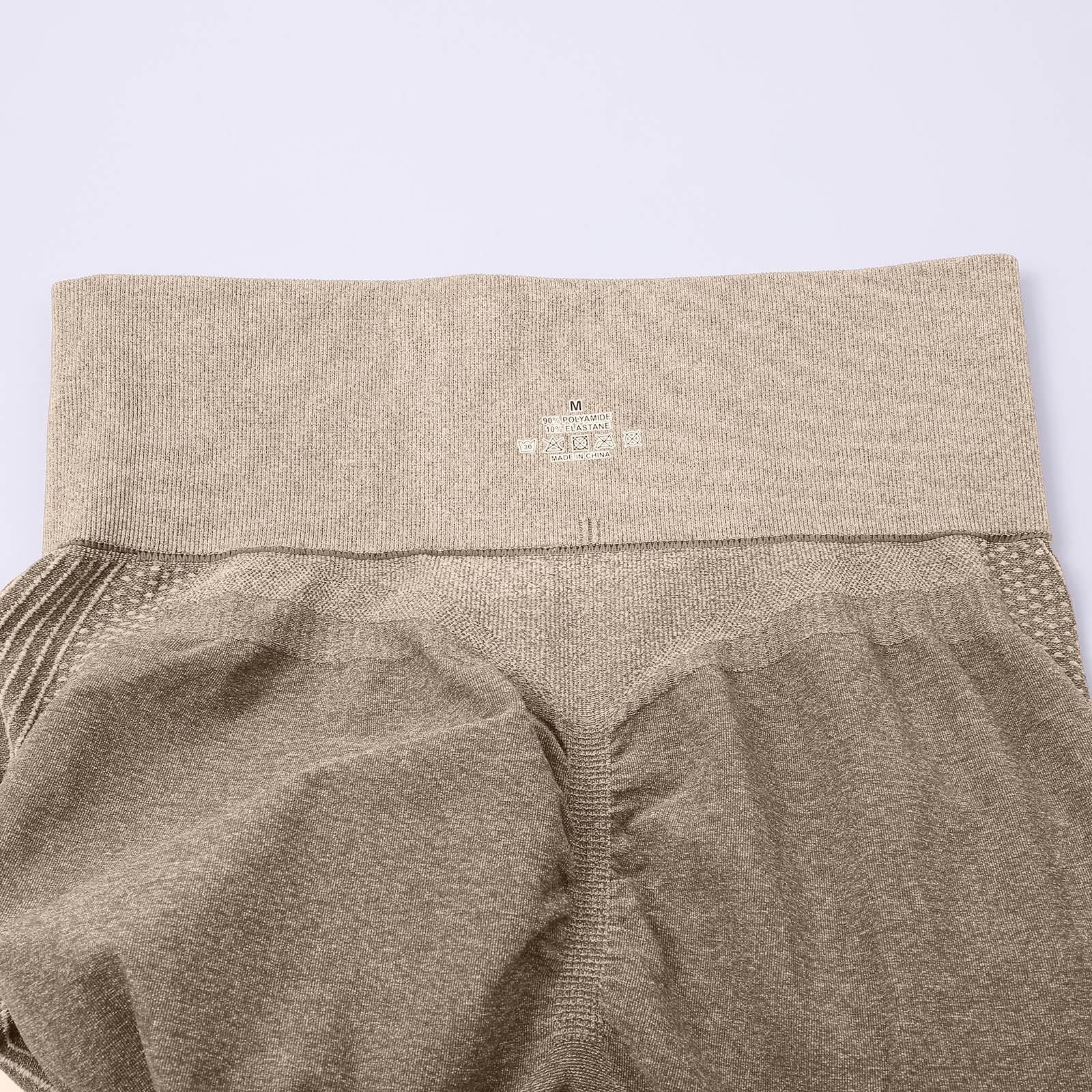 Generico Pantalon de fitness de course en plein air, respirant, taille ajustée, en tricot, sans coutures, pour femme, pantalon de yoga pour levage des hanches, gym, fessiers