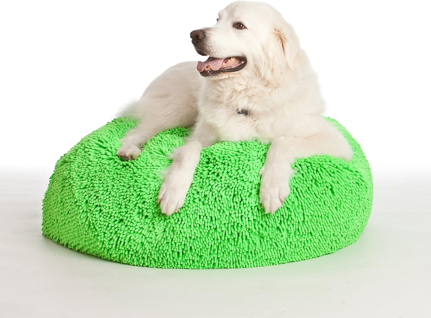 Skymall Collection Shags Wags Galactic Green Pet Bean