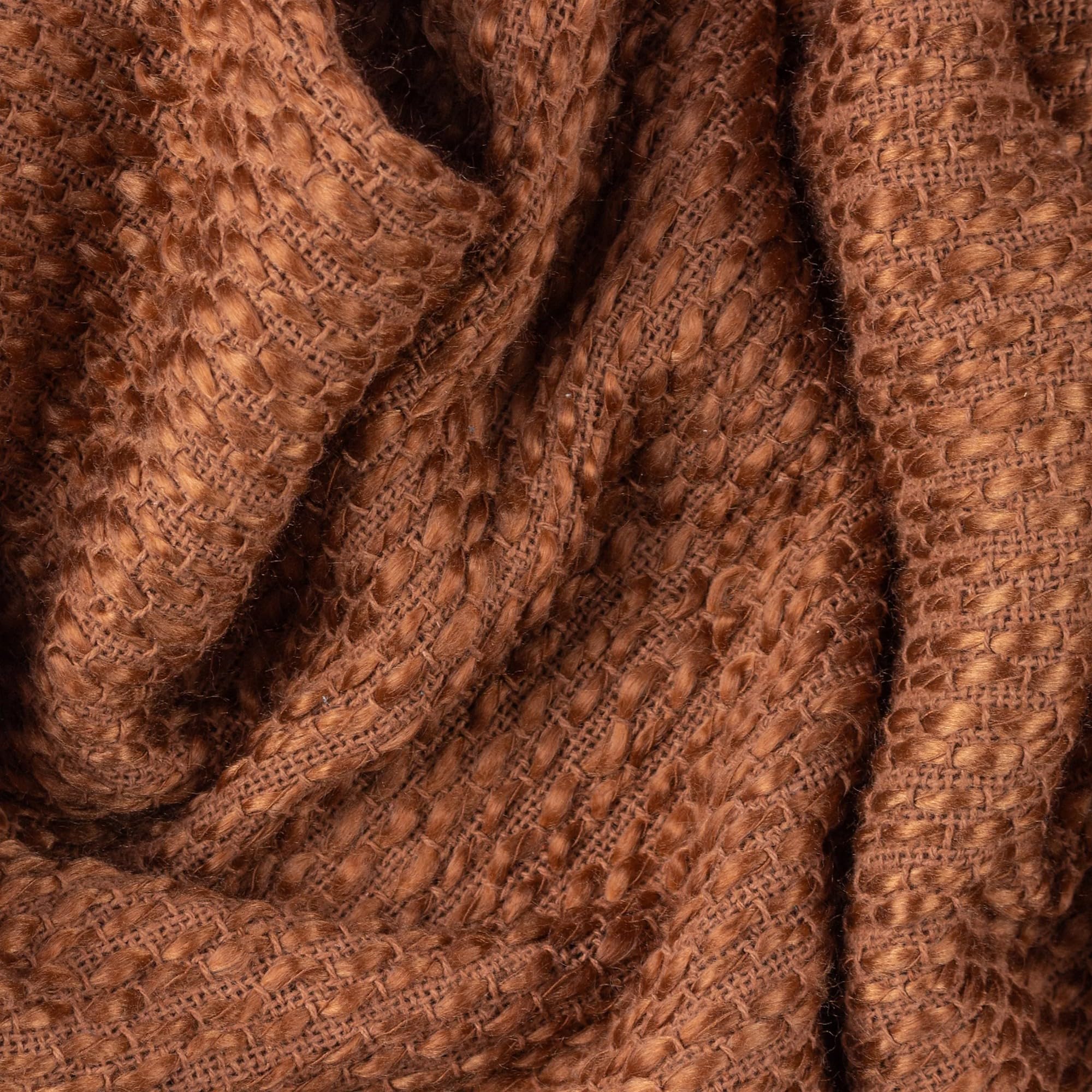 HÖEM Hoem Morni Woven Yarn Tasselled Throw from B&Q