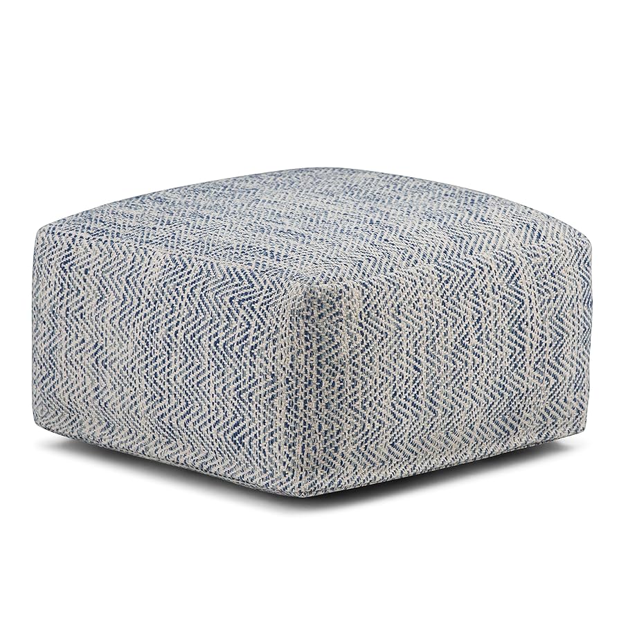 Amazon.com: SIMPLIHOME Nate 20-inch Wide Square Pouf in