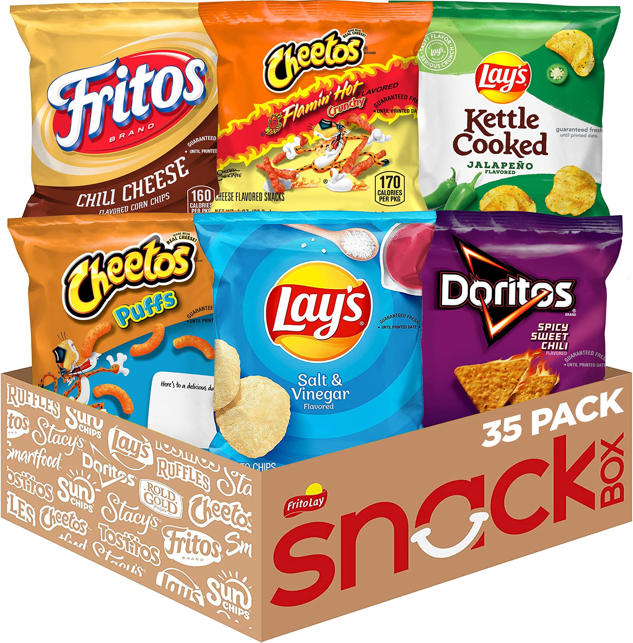 Frito-Lay Bold Mix Variety Pack, 2.09 Pounds, (Pack of 35)