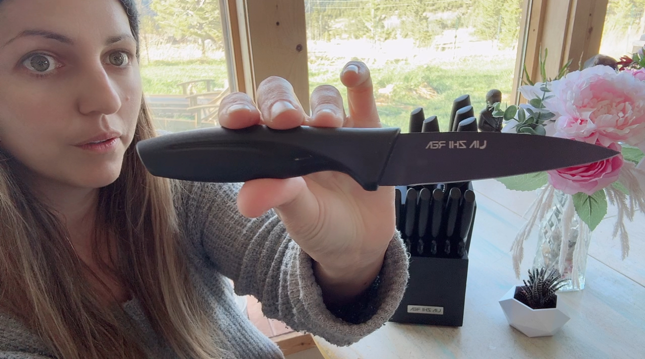 Watch Honest Review of the Lin Zhi REN Knife Set on Amazon Live