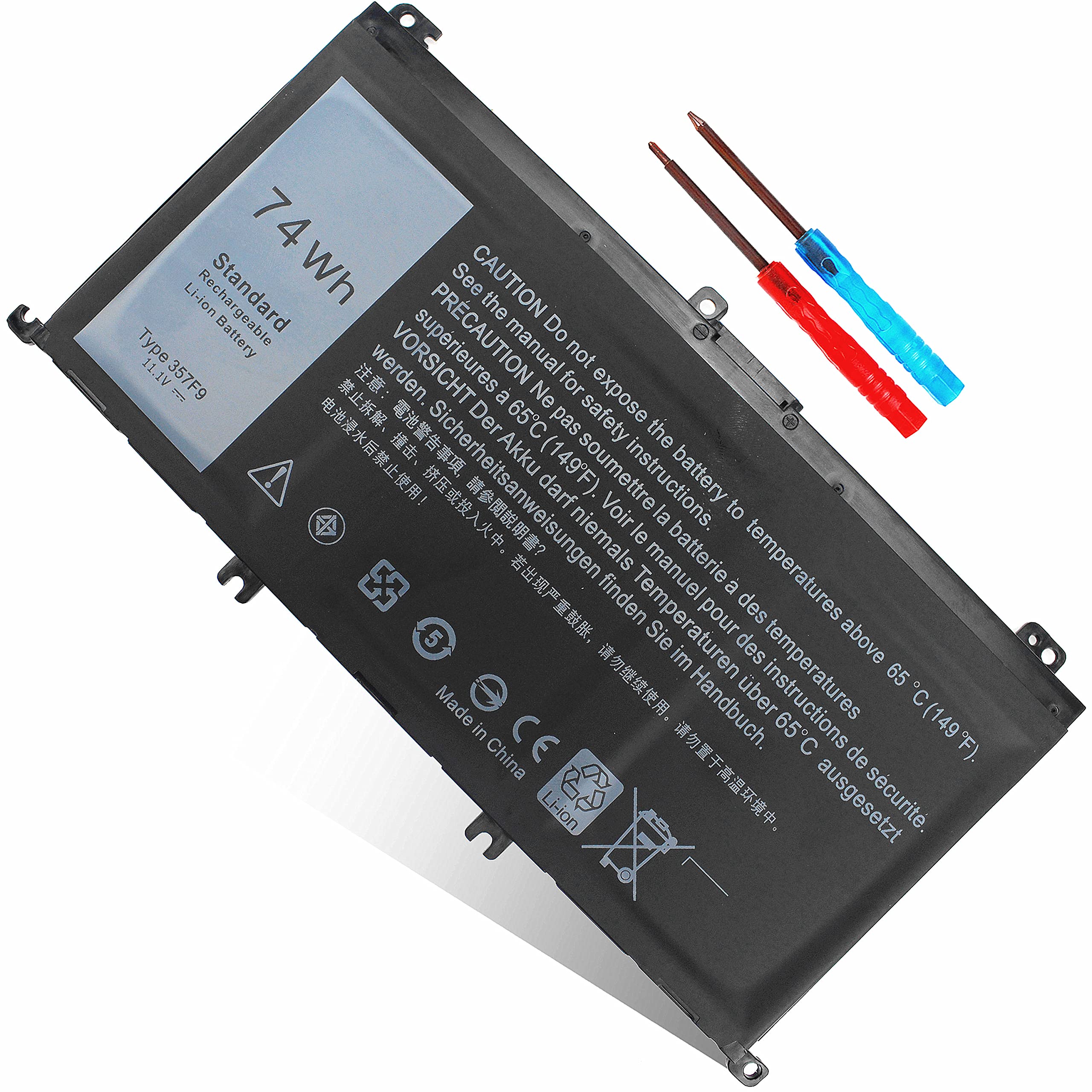 DELL　Inspiron P87G001 P87G001 original Dell battery 38Wh - sparepartworld.com