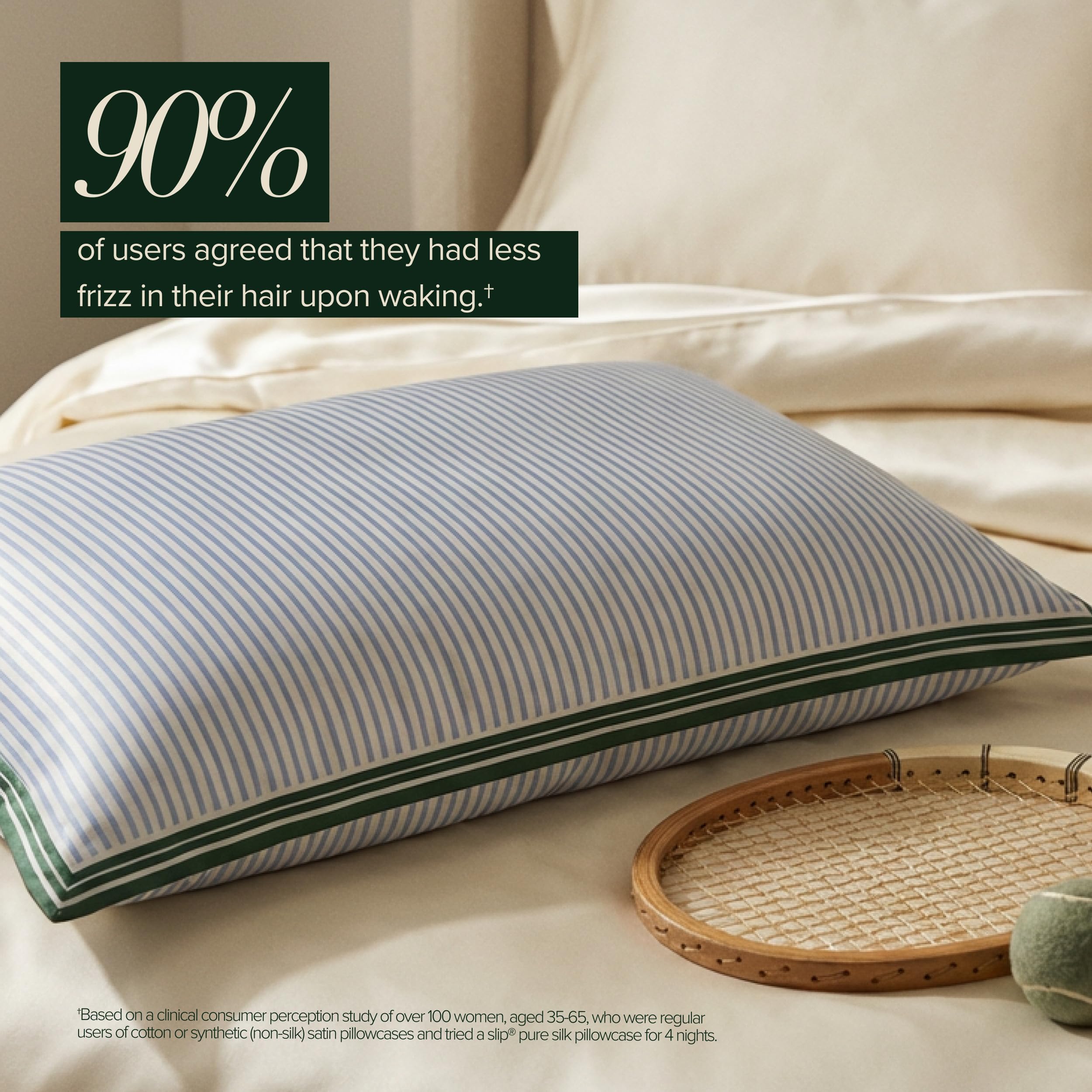 slip The Lodge - Funda de almohada de seda pura, 100% seda de morera de 22 momme, para cama doble, antienvejecimiento, antiarrugas, antisueño, 50,8 x 76,2 cm