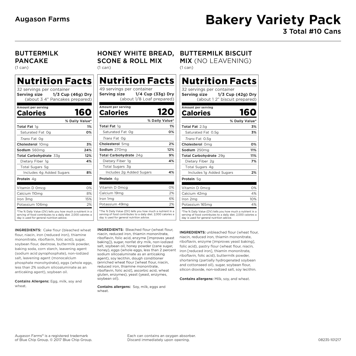 Augason Farms Bakery No. 10 Can image 3