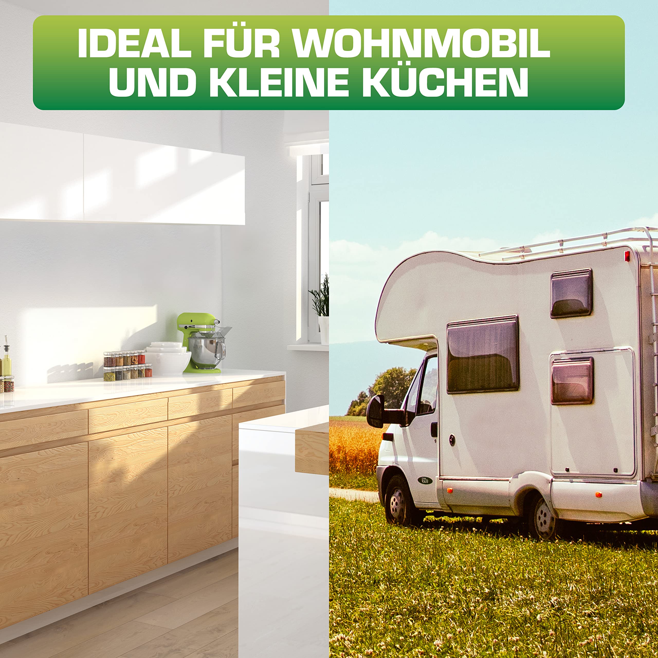 InLine – Unterschrank Monitor Halterung, klappbare Deckenhalterung für TV & Fernseher bis 27 Zoll (68cm), ideal für das Wohnmobil, VESA 75x75 und 100x100, bis max. 20KG, 23163A