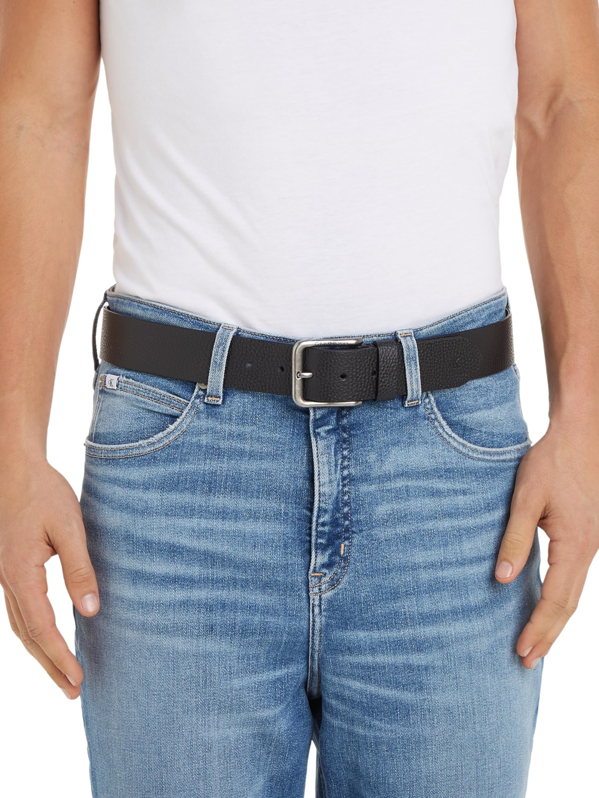 Calvin Klein Herren Classic Ro Lthr Belt 40mm K50k512071 Fester Gürtel