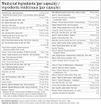 NATURELO Multivitamine alimentaire pour les femmes 50+ (Sans fer) avec des vitamines, minéraux, & Extraits organiques - Supplément pour les femmes ménopausées 50 - Numéro GMO - 120 Gélules de végétaliens