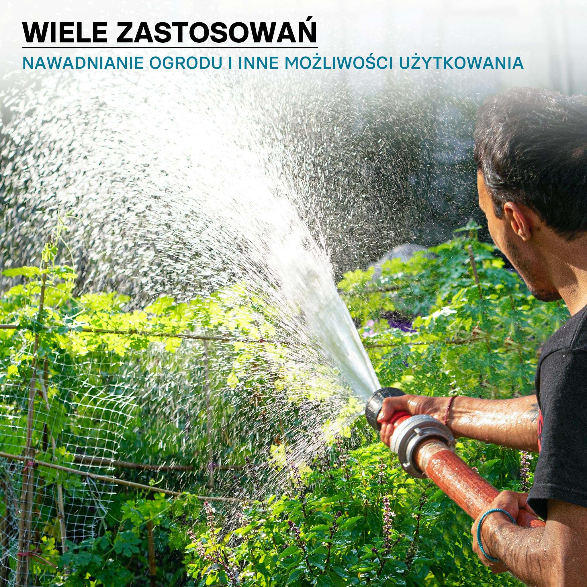 Dysza strumieniowa Wiltec do małego węża strumieniowego 38,1 mm (1,5") dla straży pożarnej lub ogrodu