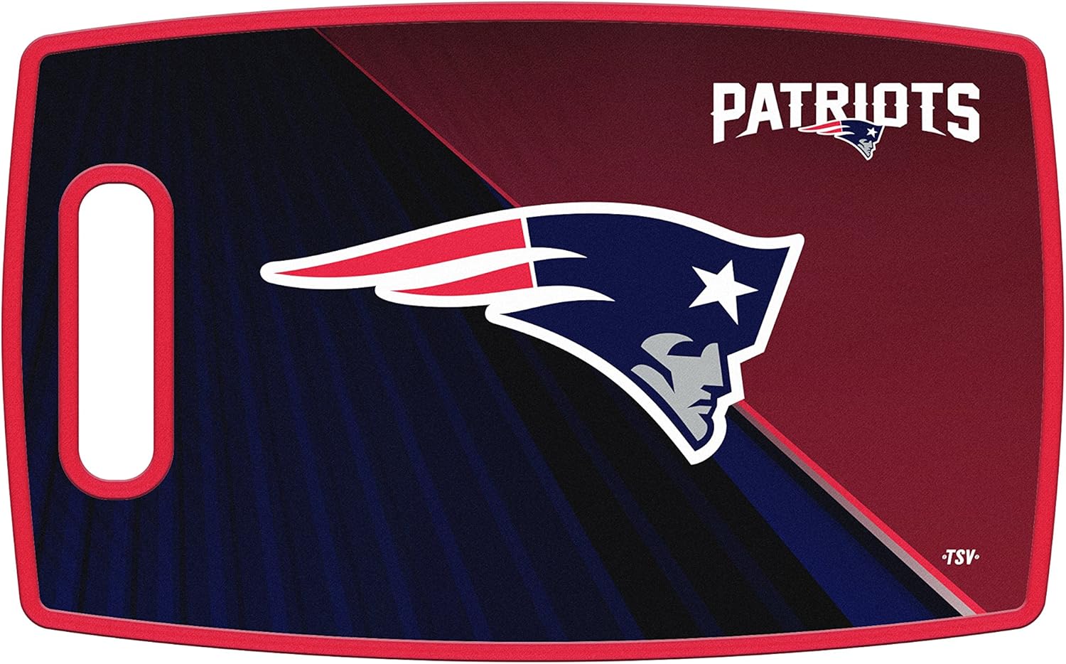 NFL New England Patriots Large Plastic Cutting Board